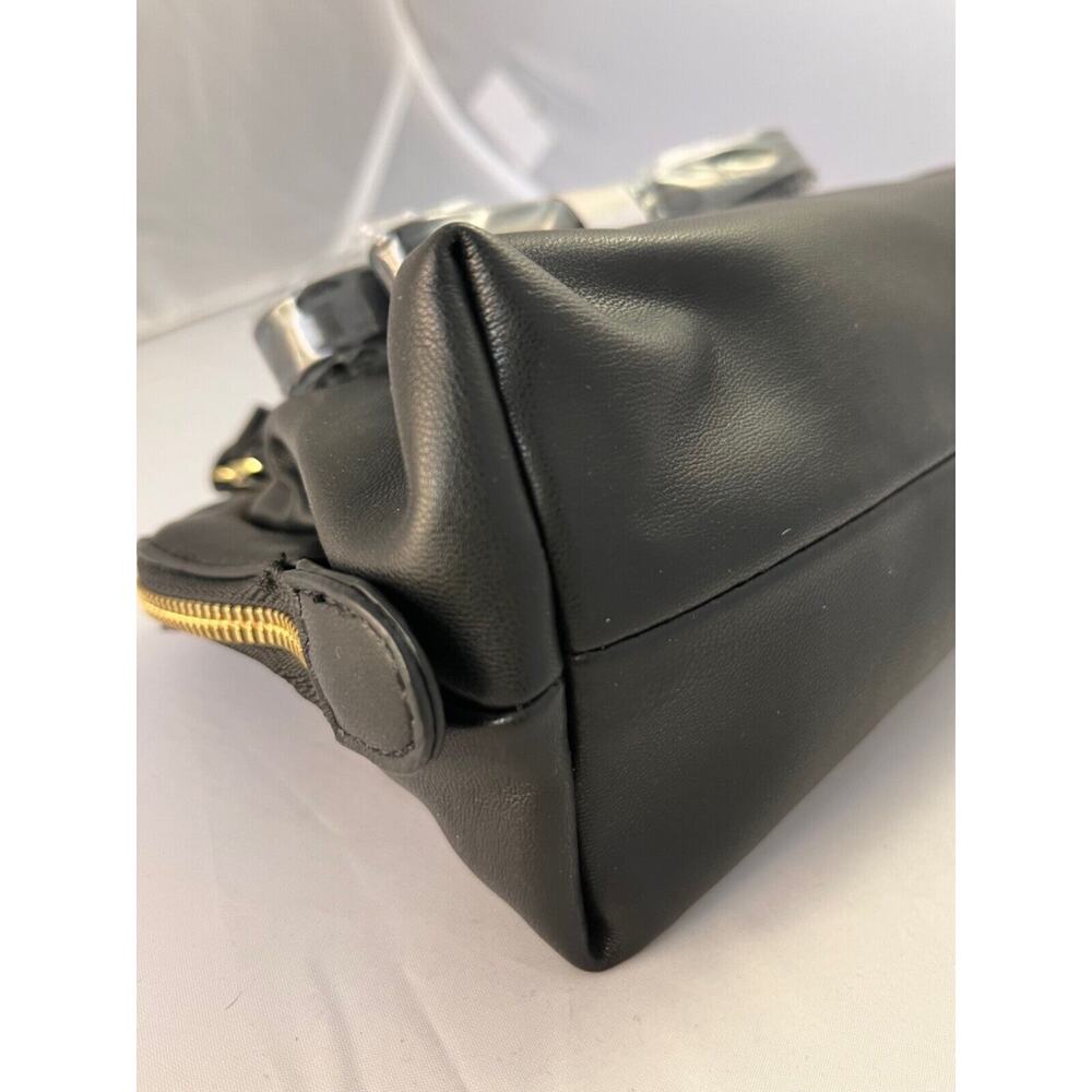NWT JULES KAE Vegan Leather small Crossbody Bag Purse in Black With Dust Bag - Picture 5 of 11